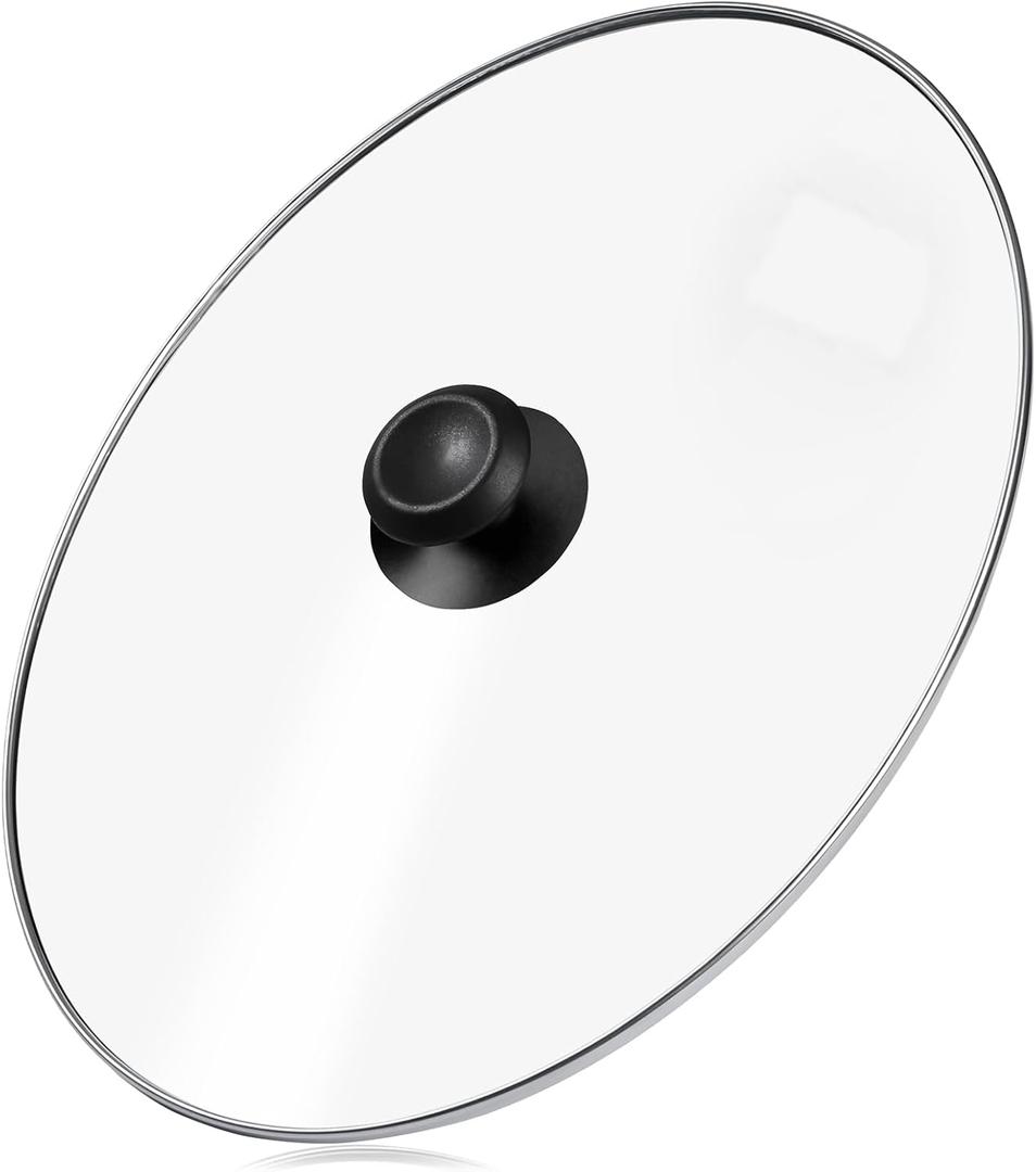 Oval Glass Lid 7 Quart Replacement for Crock Pot 7qt Slow Cooker SCV700SS and for Hamilton Beach Slow Cooker SCV700, 33474G, SCV700-KC, SCV700SS Replacement Oval 7 Quart Lids