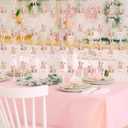 Peryiter 8 Pcs Bear Birthday Party Decorations, Baby Shower Animal Banner and Bow for Gender Reveal Birthday Bear Theme Boys Girls Decorations