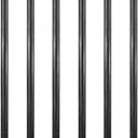 GeilSpace 6 Pack 1/2" x 42" Heavy Duty Pre-Cut Grey Metal Pipe, Industrial Steel Fits Standard Half Inch Threaded Pipes and Fittings - Vintage DIY Industrial Shelving (1/2" 42", Grey)