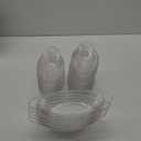 12 Pack Acrylic Banana Split Boats, 6 Oz Ice Cream Sundae Serving Dish, Reusable Clear Dishware Bowl Serving Plates for Fruits, Dessert, Yogurt, Brownies, Salad, Snack