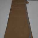 Baby Splat Mat for Under High Chair/Arts/Crafts, Triluby 51" Waterproof Non Slip Food Splash Mat for Eating Mess, Washable Weaning Mat Reusable Spill Floor Protector (Brown)