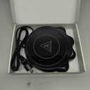 Gaiatop Mug Warmer, 50W Cute Cat Paw Cup Warmers, 3 Temp Settings, 2-10H Auto Shut Off, Coffee Accessories Keep Beverage Hot for Desk and Home, Heated Plate Stocking Stuffers for Tea Candle Black