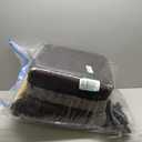 Dog Car Seat for Small Medium Dogs - 6.7inch Elevated Dog Booster Car Seats wih Soft Rose Velvet, Washable Travel Pet Carseat with 2 Safety Leashes and Storage Pockets(Grey/Black Coffee)