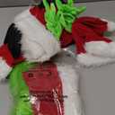 ZZXIAOJIE Green Costumes Kids 5Pcs Costume Long Sleeve Hooded Top and Pants Sets Green Monster Christmas Outfits (S/4-5Y)