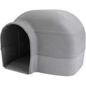Petmate Husky Dog House for Dogs Up to 90 Pounds, Grey, Made in USA