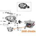DD81-01640A, IC-77225SSDWB-1 Dishwasher Circulation Pump Motor OEM Replacement Parts for Samsung DW80F600UTS/UTW, DW80K5050UB, DW80K5050UG, DW80K5050US, DW80K5050UW, DW80R5060UG/US, DW80R5061US/UT