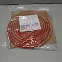 Flexible Quarter Round Molding,Peel and Stick Rubber Quarter Round Trim Molding Self Adhesive Edge Trim for Floor, Waterproof Bendable Molding Trim for Wall Edge Corner Countertop, Beige, 157Inch