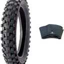 MMG Combo Dirt Bike Tire Size 90/100-14, Includes Inner Tube Size 90/100-14 TR4 Valve Stem