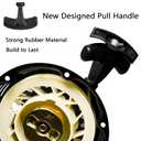 JMCHstore Pull Start Recoil Starter Assembly for FPR GMB100 Coleman CT100U CC100X 98cc, Predator 79cc 3HP Engine, Massimo MB100 79cc Mini Bike, SK100 CK100 Go Kart(Obsidian Black)