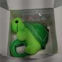 Cute Turtle Wrist Pin Cushion for Sewing with Magnetic, Snap Bracelet Wrist Bands for Pins and Needles Include 50 Lovely Butterfly Straight Pins.