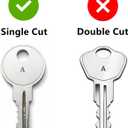 3-Pack W Keys Compatible with Sentry Safe 1100 1150 1170, Single-Sided Key Cut to Code AZ