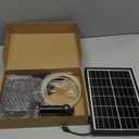 Biling 8W Solar Pond Aerator, 4400mAh Battery Backup Solar Aerator for Pond, 3 Working Modes Solar Air Pump for Outdoor Small Pond Fish Tank