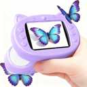 Handheld Digital Mini Microscope for Kids: 1000X 4K Portable Pocket 2.4" Screen Microscopes Toys STEM Electronic Learning Educational Science Kit 8-12 Birthday Gift 4 5 6 7 Year Old Boy Girl (Purple)