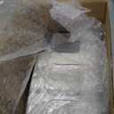 Outus 100 Pcs Floral White Magnolia Paper Guest Towels 2 Ply with Acrylic Napkin Holder, Disposable Decorative Paper Towels 4.3 x 7.8 Inches Hand Napkins with Tray for Bathroom Powder Room