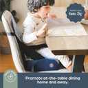 Dreambaby Grab N Go Travel Booster Seat Portable Toddler High Chair for Dining (6M-3Y) with Storage & Shoulder Strap