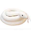 OUKEYI Giant Snake Teddy Stuffed Animal, 79Inch /200cm White Snake PlushToy Stuffed Animal, Snake Pillow Doll Toys Fake Snake Home Halloween Decorations Plushy Gifts for Kids Birthday