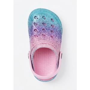 Capelli New York Toddler Girls Ombré Glitter Clogs, Size US 6