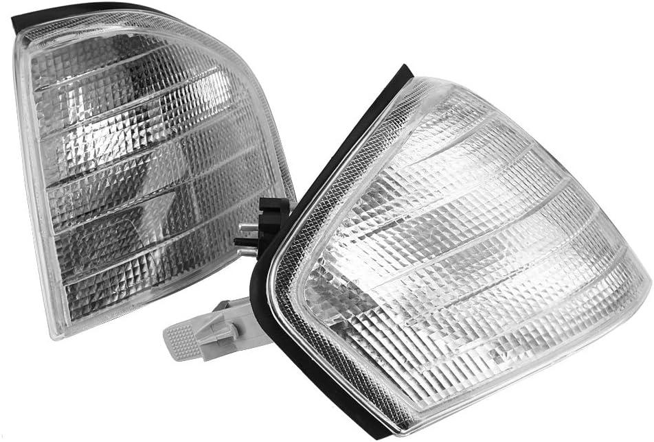 Corner Lamp Shell, 2 pcs Parking Indicator Corner Light Lamp Shell Housing Fit for C-Class W202