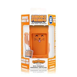 Smoke Fiends Portable & Eco-Friendly Personal Air Filter | Discreet HEPA & Carbon Filtration | Biodegradable & Up to 300+ Uses | Keychain Design for On-the-Go Freshness (Catnip)