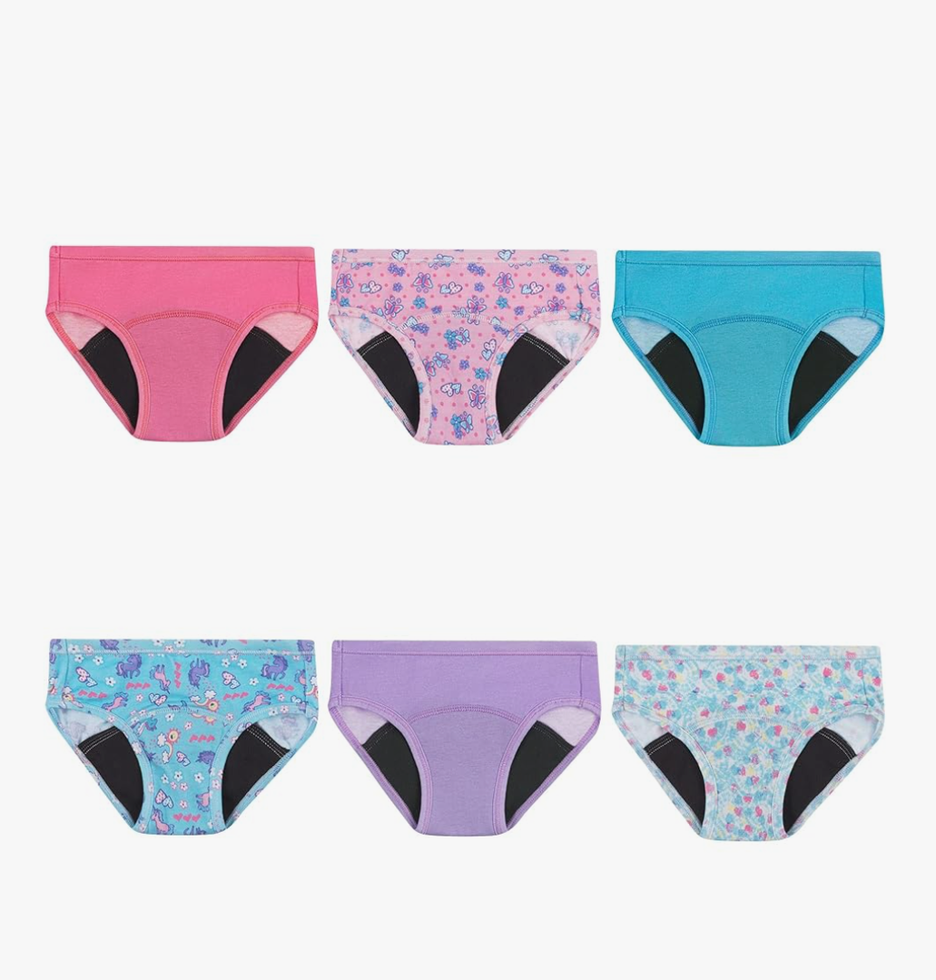 Hanes Girls' Hanes Toddler Girls' Potty Trainer Briefs, 6-Pack  (2T/3T)