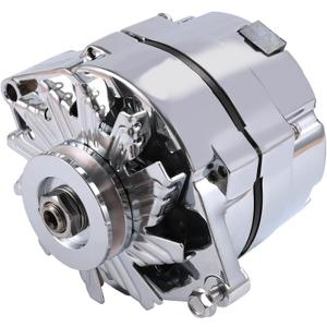 JDMSPEED New Alternator Chrome Replacement For Chevy BBC SBC 110Amp 1 Wire High Output RA00114