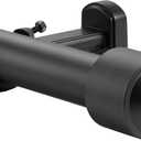 Heavy Duty Curtain Rods, 1 1/8 Inch Diameter Single Curtain Rod 144-240Inch(12-20ft) Extendable Length for Large Windows with End Caps Adjustable Modern Brackets-Matte Black