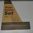 OEM Quality Windshield Wiper Blades, 18 and 18 DSV Standard Car Wiper Blades With Universal U/J Hook Only, Automotive Replacement Wiper Blades for my Car, Water Repellency Wiper Blade, Pack of 2