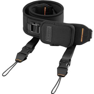 K&F CONCEPT Camera Neck Strap for Photographers, Soft Neoprene Adjustable Shoulder Belt with Zipped Pockets