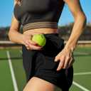 Fulbelle Tennis Skirts for Women with Pockets High Waisted Athletic Golf Skorts Skirts (L)