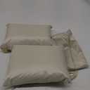 Extra Large Patio Outdoor Waterproof Cushion Storage Bag, Outdoor Cushion Furniture Storage Bag with Handles and Zippered 68 x 30 x 20 Inch, Beige (1 Pack Beige)