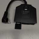 Outdoor Smart Plug, meross Outdoor Wi-Fi Outlet with 3 Independent Sockets Compatible with Apple Homekit, Alexa and SmartThings, Voice & Remote Control, Timer, 2.4 GHz only, Black