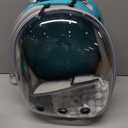 Lollimeow Cat Carrier Backpack, Expandable Bubble Pet Carrier for Cats and Small Dogs, Airline Approved Travel Backpack for Hiking, Walking & Outdoor Adventures - Supports up to 16 lbs (Front Expandable-Green)