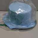 Nicky Bigs Novelties Adult Satin Top Hat Magician Gentleman Roaring 20s Tuxedo Formal Costume (Light Blue)