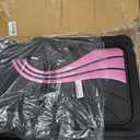 Road Comforts Car Floor Mats Full Set Front & Rear Car Floor Mats with Aluminum Design, Anti-Slip Backing, All-Weather Protection, Trim-to-Fit Car Mats for Most Sedans, SUVs & Vans - Pink
