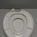 Little2Big Toilet Seat with Built-In Toddler Potty Training Seat, Slow Close, Easy to Install, Made in USA, ELONGATED, White