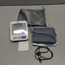 P PANACARE Blood Pressure Monitor, Upper Arm BP Machine for Home Use, 299 Memory, 3.4" Large Backlit Display, Adjustable Cuff (816 inches), Gray