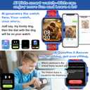 Smart Watch for Kids Boys Age 5-12, Ai Functions Games HD Touch Screen Watches with Video Camera Music Player Pedometer Heart Rate Sleep Tracker Christmas Birthday Gifts for Boys (Blue and Red, 1.85")