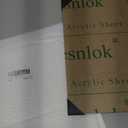 Lesnlok Black Transparent Acrylic Sheet 1/8 inch Thick 3mm 2 Pieces 8 x 12 Black Clear Plexiglass Sheet for Sign,Craft,Painting,Laser Cutting,DIY Display Projects