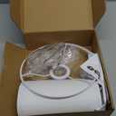 White Lamp Shade, Small Drum Lampshade 8.7" Top x 8.7" Bottom x 8.8" High (Spider), Replacement Lamp Shade Natural Linen Hand Crafted for Table Lamps Floor Lamps Chandelier Lamp, Assembly Required