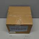 Moxweyeni 8" to 6" Stove Pipe Reducer Black Matte Pipe Reducer Black Duct Adapter for Connecting Stove Flu to Chimney for Proper Ventilation for Chimney Conversion