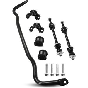55398938AC Front Suspension Stabilizer Bar & K80894 Front Sway Bar Link Kit with Bushing Kit Compatible with Ram 1500 2012-2018 for Dodge Ram 1500 2009-2011 for Ram 1500 Classic 2019-2022