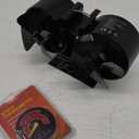 CRSURE Wood Stove Fan for Buddy Heater, Heat Powered Fireplace Fan with Meganect Thermometer, Dual Motors Fan for Mr Heater, Gas/Pellet/Wood/Propane Log Burner Stove, Non Electric