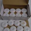 MODGY LED Floating Tealight Candles Flameless Battery Operated Flickering Light Candle, Water-Activated, White, Set of 4