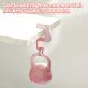 Purse Hook for Table  2-Pack Foldable & Non-Slip Bag Hanger, Cute Bird Design Purse Holder for Desk, Table & Travel  Strong & Compact Desk Accessories (2-Pack Black)