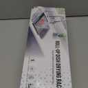 Roll Up Dish Drying Rack Over The Sink, 304 Stainless Stee Dish Drainer, Foldable & Adjustable Sink Drying Rack for Kitchen Sink Counter with Utensil Holder (Gray, Roll Up,Medium,Expandable)