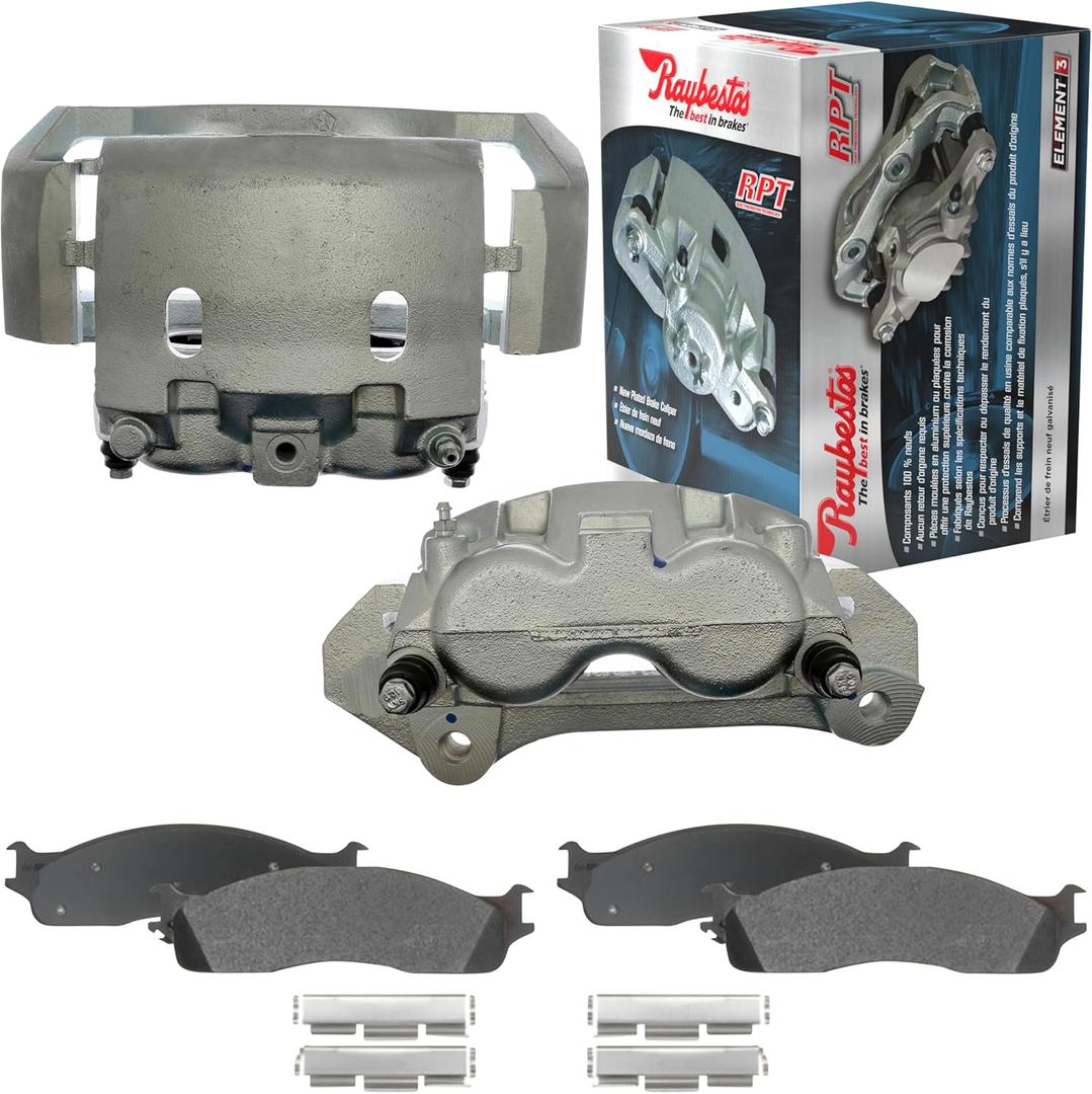 Raybestos Element3 FRC11431CFK Automotive Replacement Brake Kit for Front Calipers and Metallic Brake Pads for 2003 Dodg Ram 3500 Van, 2003-2008 Dodg Ram 2500, 2003-2008 Dodg Ram 3500