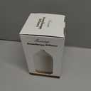 Gooamp 200ML Ceramic Essential Oil Diffuser - Ultrasonic Aromatherapy & Humidifier with 7-Color LED Lights, Auto Shut-Off, Wood Grain Base, 1H/3H/6H Timer | Scent for Home, Office, Yoga