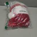 DIYDEC 2pcs Christmas Velvet Santa Bags with Drawstring Christmas Red Gift Bags Large Santa Gift Sack for Xmas Present Party Supply Costume Holiday Wrapping