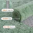 5x7 Rug Sage Green Area Rugs for Living Room,Plush Soft Grass Fluffy Nursery Bedroom Carpet for Kids Teens Home Decor Aesthetic