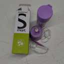 Portable Blender Cup, Electric USB Juicer Blender, Portable Juicer For Shakes and Smoothies, juice, 380ml, Six Blades Great for Mixing, Light Purple